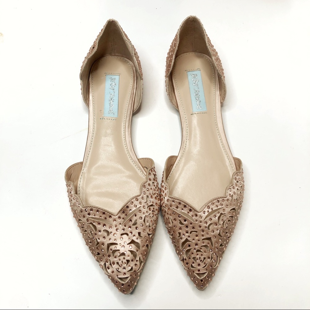 Blue by Betsey Johnson Lucy D’orsay Flat Blush